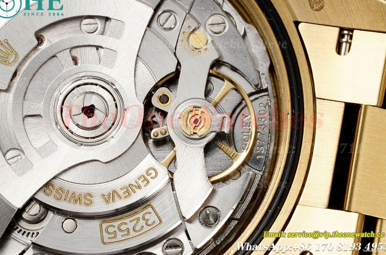 JDF (Gain Black 228238 YG DayDate VR3255 Dial V4 Textured 40mm YG Weight) 1204